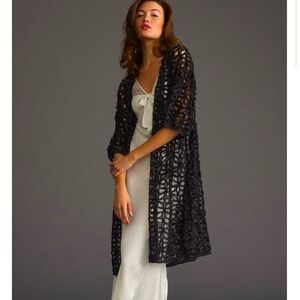 Fantastic open weave duster from Anthropologie!  Duster- One Size.  Retails $165